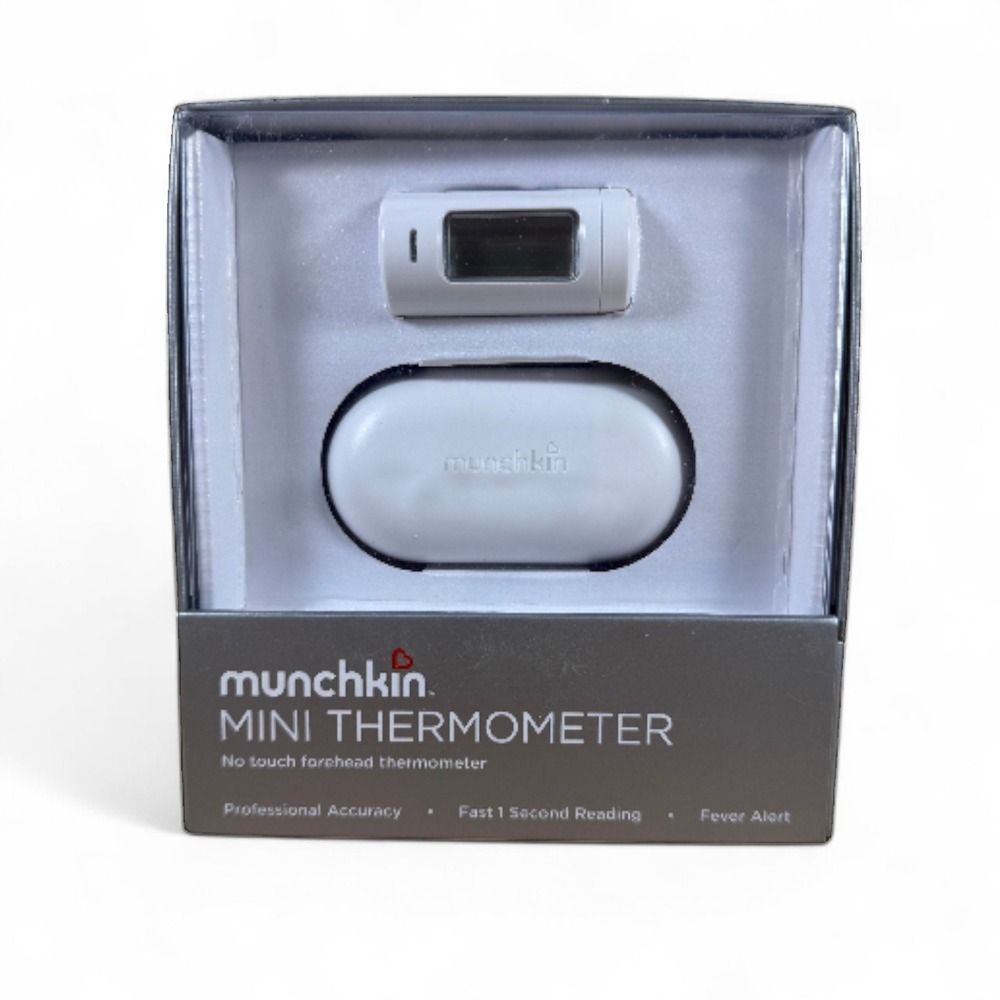 Munchkin Mini Thermometer for Baby & Kids - No Touch Forehead Thermometer